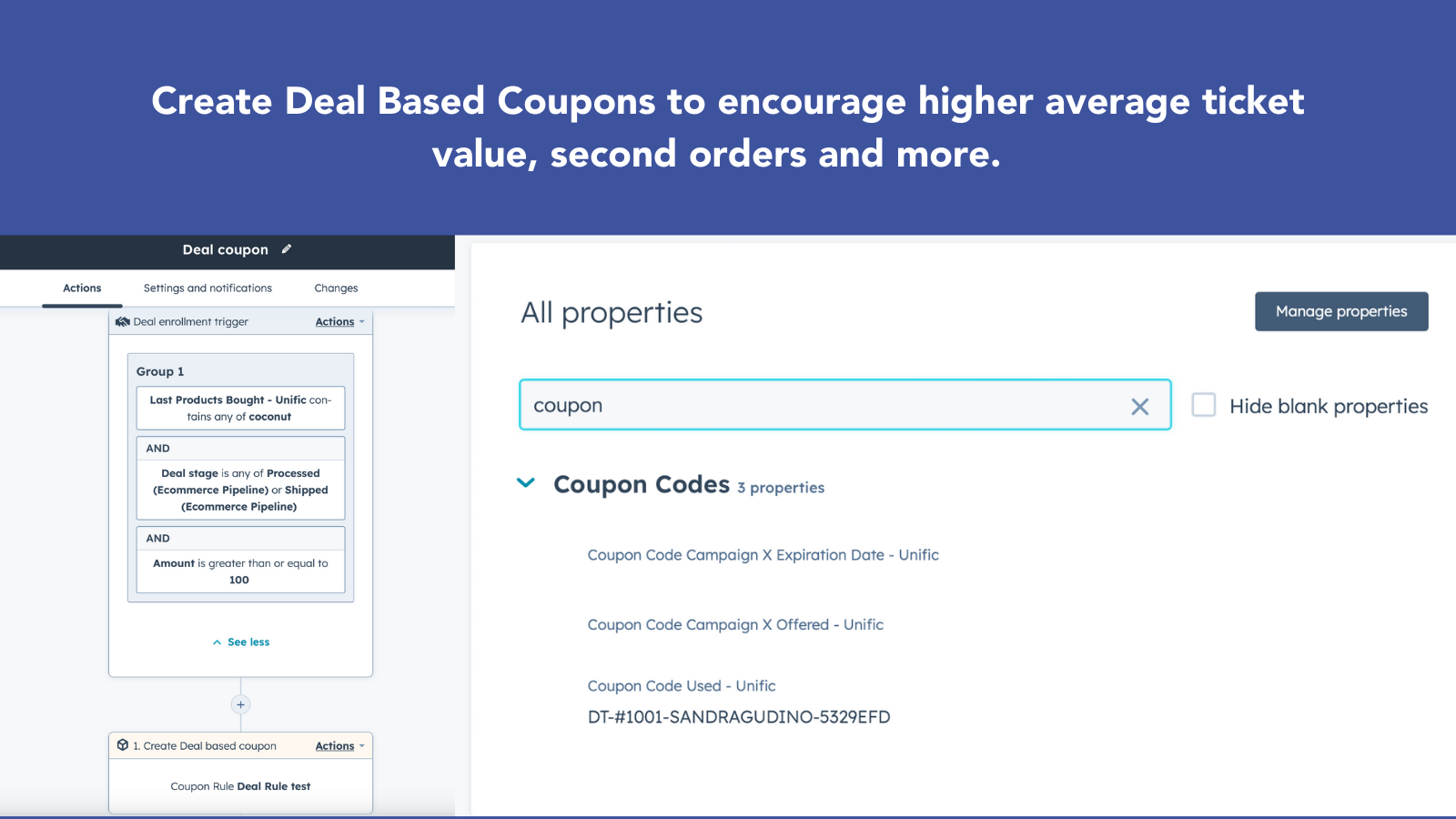 NEW FEATURE UPDATE] Create More Targeted Coupons with HubSpot